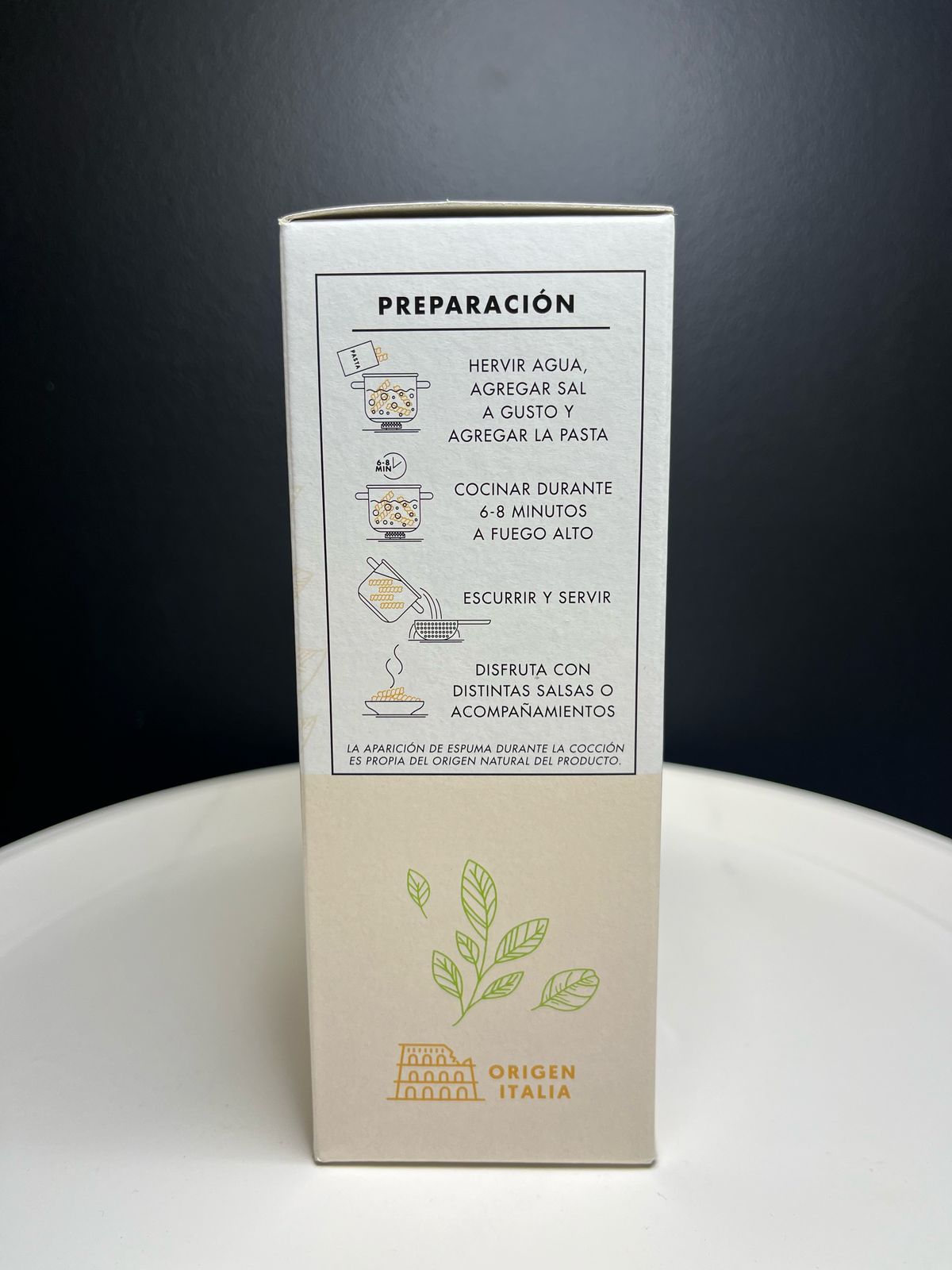 Espirales o pasta de Garbanzos Orgánicos 250g