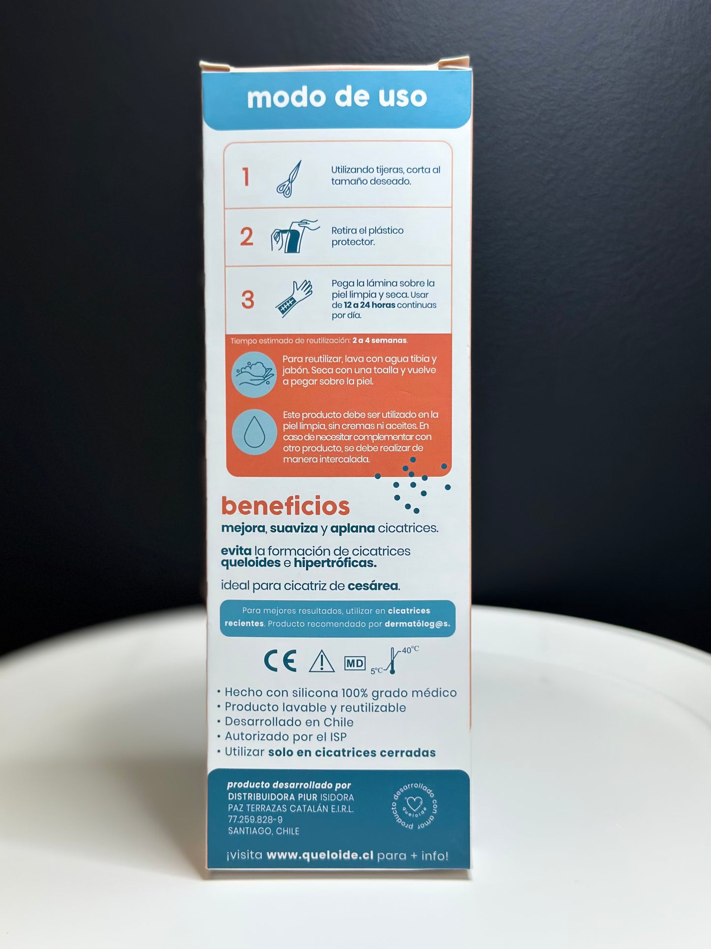 Lamina silicona 15 x 3 cms transparente 1 unidad (1,8mm grosor)