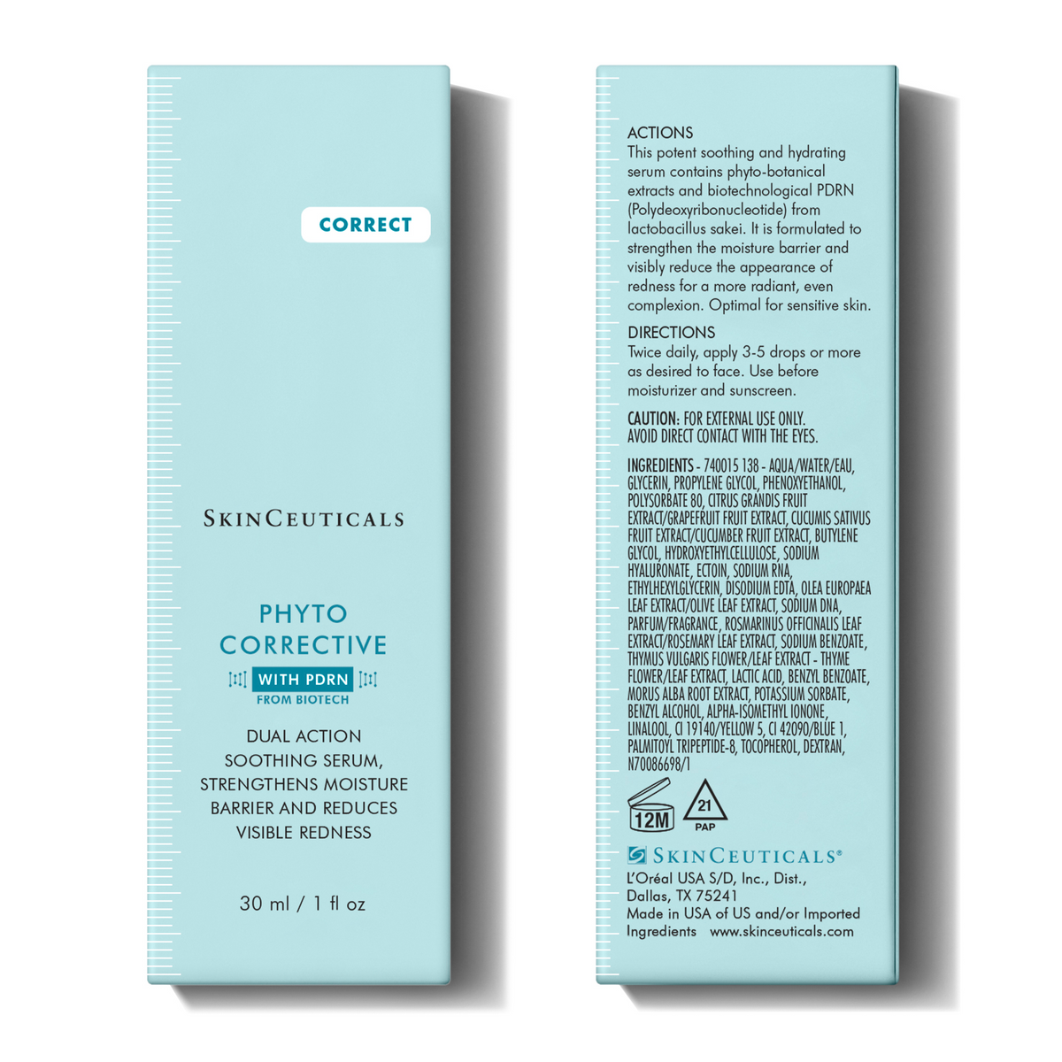 Phyto Corrective PDRN Serum de SkinCeuticals 30 ml en su caja original