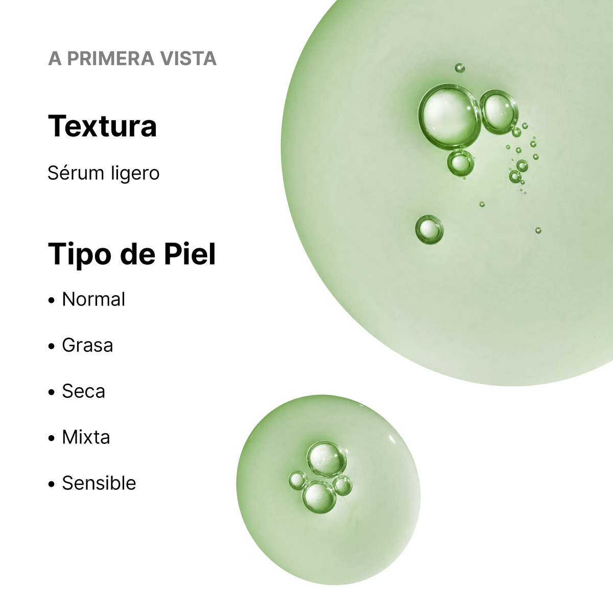Tipos de piel indicados para Phyto Corrective PDRN Serum: normal, seca, mixta, grasa y sensible