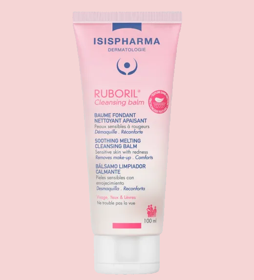Ruboril Cleansing balm 100ml (Bálsamo limpiador calmante). Desmaquilla sin fricción, nutre y reconforta.