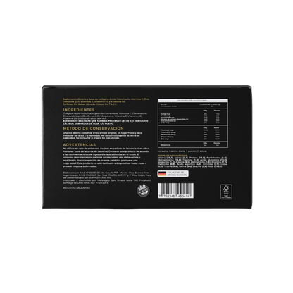 Colágeno profesional (negro) Giovegen, Peptidos + Zinc + Q10 + Vitaminas C-D-K-E