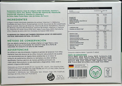Colágeno Verde Giovegen (L-METIONINA + BIOTINA + HIERRO + VITAMINAS)