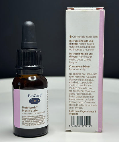 Vitaminas - Nutrisorb Metilfolato Liquido 15ml