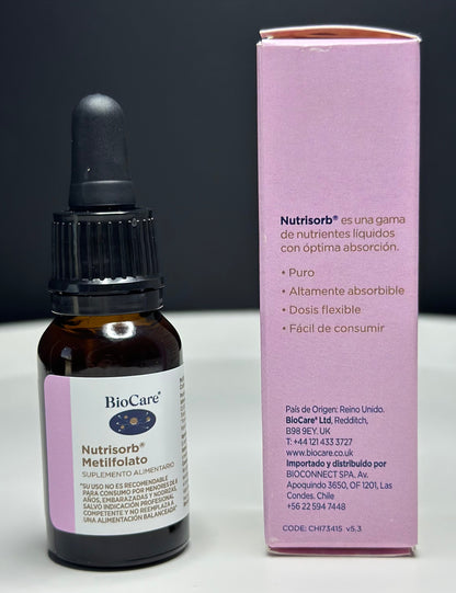 Vitaminas - Nutrisorb Metilfolato Liquido 15ml