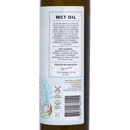 Aceite de Coco MCT 250ml sin sabor