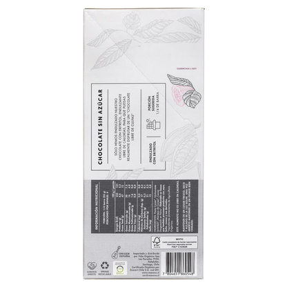 Chocolate sin azúcar 79% cacao orgánico 100 g