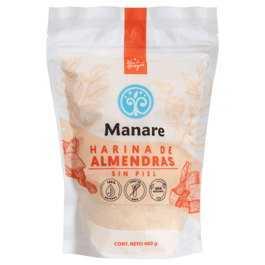 Harina de almendras sin piel Manare 400grs