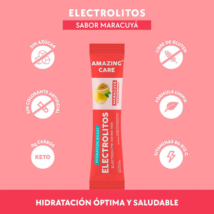 Caja electrolitos por 30 sobre sabor maracujá