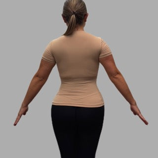 Camiseta primera capa mujer (color piel)