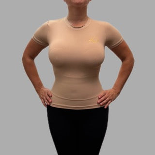 Camiseta primera capa mujer (color piel)