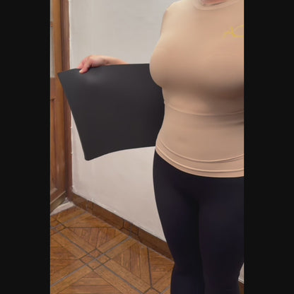 Camiseta primera capa mujer (color piel)
